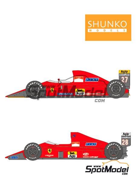 Marlboro FERRARI 641／F190 1／431990 Ferrari 641 Prost – formula143
